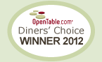 Diners' Choice Award 2012
